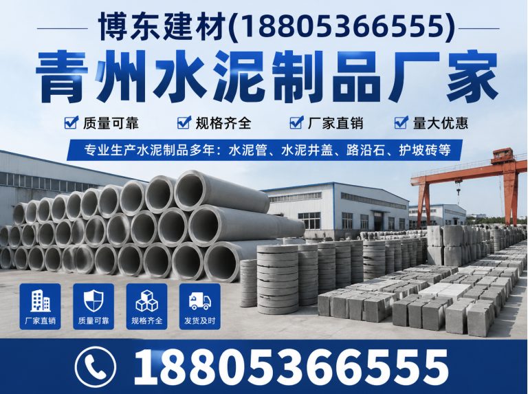 安丘市青州水泥制品厂家展示图
